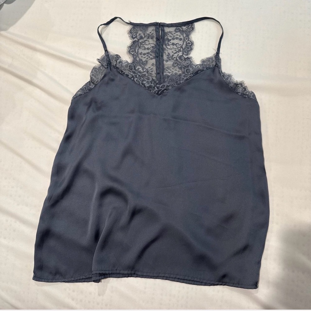Elegant Lace Trim Cami Top
